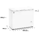 FREEZER GAFA FGHI300B-L BLCO INVERTER 280 ltrs 109.9x86.9x66.4
