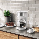 CAFETERA ELECTROLUX ECM21 BLANCA 1.25 ltrs FILTRO PERMANENTE