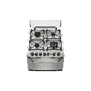 COCINA ELECTROLUX 56DXQ 56cm INOX DOBLE HORNO (ELEC-GAS) 4h ENC LUZ 91x56.2x68cm