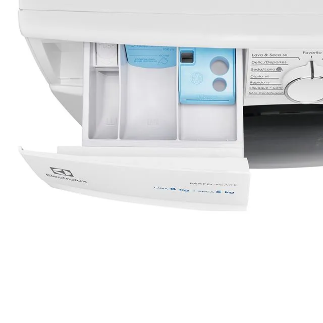 LAVASECARROPA ELECTROLUX EWD08B INVERTER 8k BLANCO CARGA FRONTAL 85x60x57.5