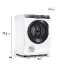 SECARROPAS ELECTROLUX ESES208B 8k AutoSense Blanco 60x60x79.5cm CON SALIDA