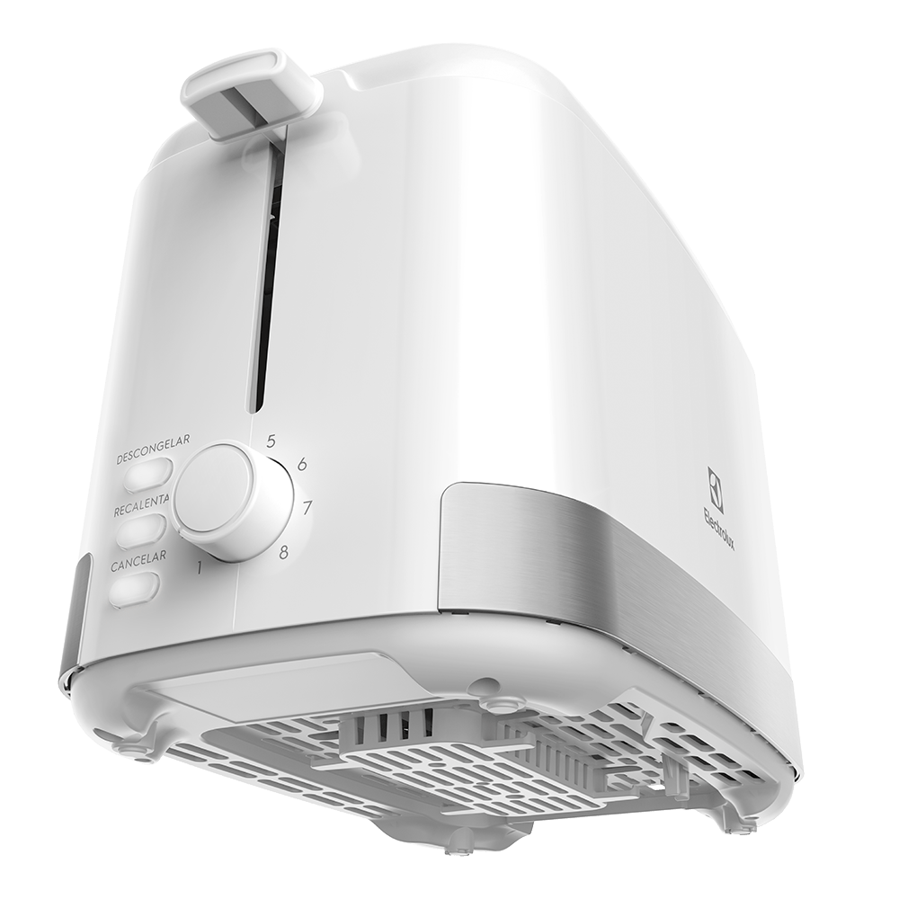 TOSTADORA ELECTROLUX ETS11 BLANCA 8 NIVELES 800watts 2 REBANADAS 3 FUNCIONES