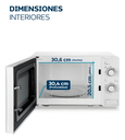 MICROONDA PHILCO MPHRW20UAN 20L ROTATIVO BLANCO