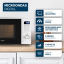 MICROONDA PHILCO MPHDGW28UAN 28L GRILL BLANCO DIGITAL