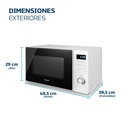 MICROONDA PHILCO MPHDGW28UAN 28L GRILL BLANCO DIGITAL
