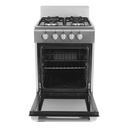 COCINA PHILCO PHCN50P INOX MULTIGAS 50CM 4 HORNALLAS FACIL LIMPIEZA