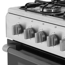 COCINA PHILCO PHCN50P INOX MULTIGAS 50CM 4 HORNALLAS FACIL LIMPIEZA