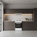 COCINA PHILCO PHCH060B ELECTRICA 60x60x85 TAPA HORNO VISOR 3 NIVELES COCCION