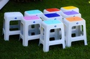 BANQUETA VOSS2000 GOLIAT BLANCO TAPA CELESTE