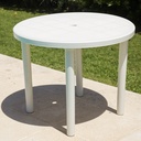 MESA VOSS2000 CIRCULAR 90CM DIAMETRO BLANCA