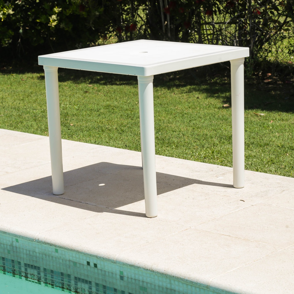 MESA VOSS2000 CUADRADA 75CM BLANCA JAMAICA
