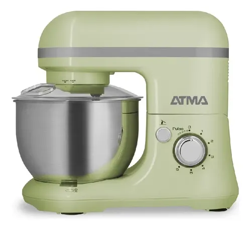 BATIDORA ATMA BPAT21GRP VERDE PLANETARIA VINTAGE 800W BOWL ACERO INOX 4L