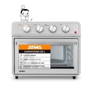 HORNO ELECTRICO AIR FRYER ATMA 23l HGFA2323PI MULTIF w 10pg 90°C 230°C