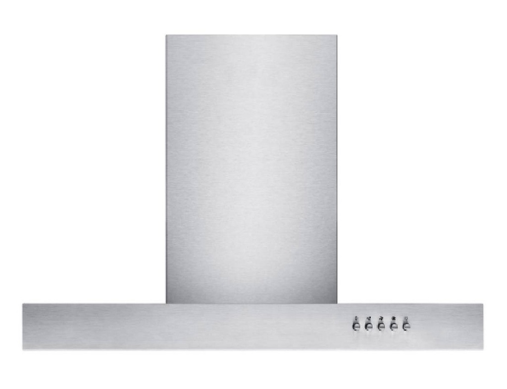 CAMPANA ATMA CCA060X INOX 60CM LUZ 3 NIVELES POT 750 m³/h