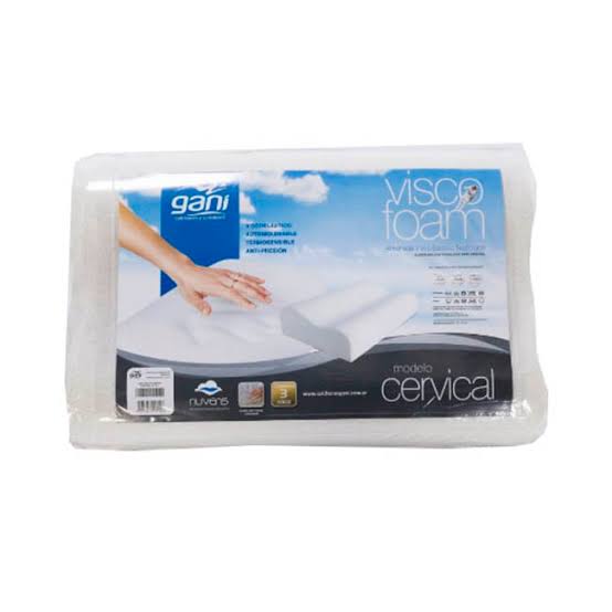 ALMOHADA GANI VISCO FOAM CERVICAL 57x36x12 cm