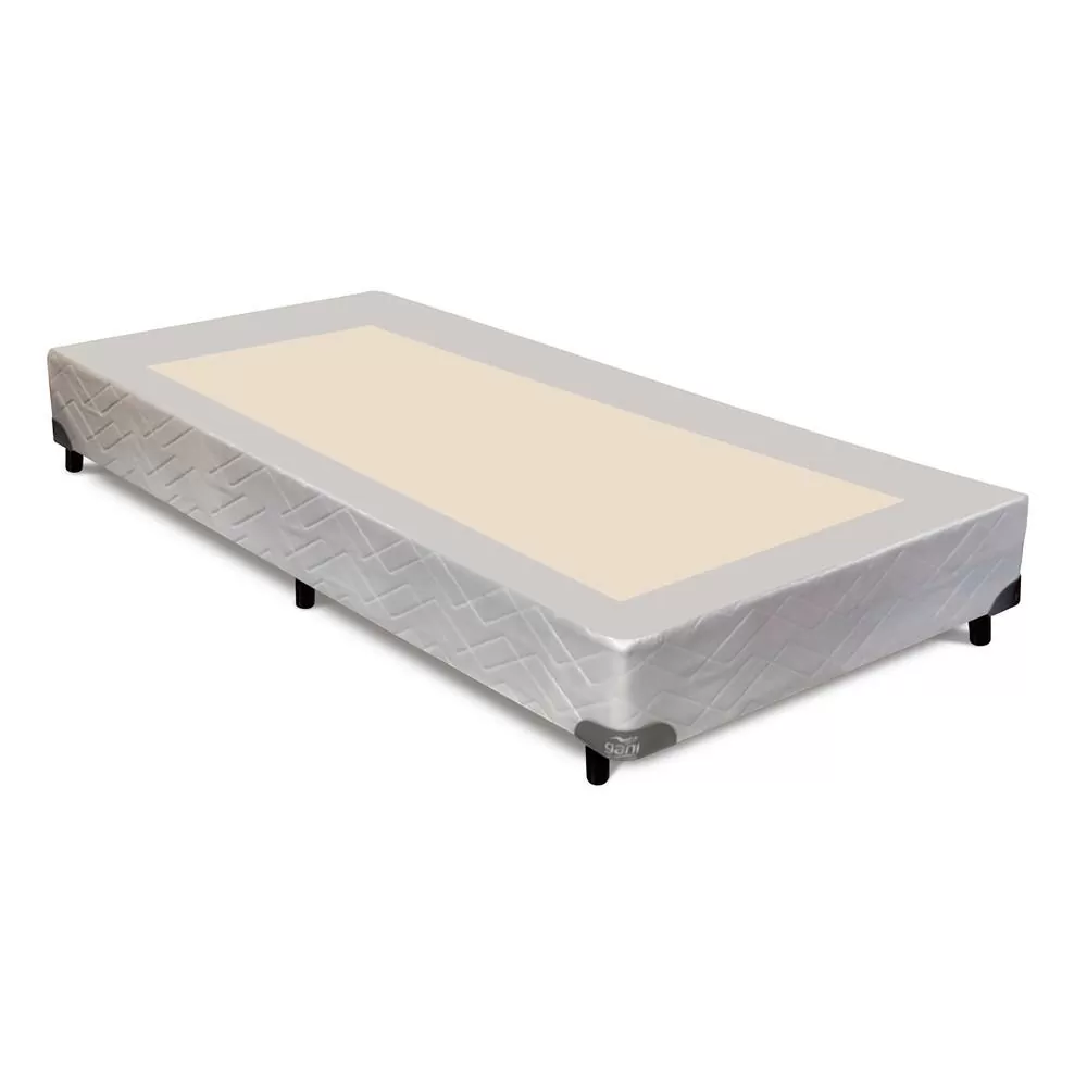 BOX GANI UNICO G2 090x190 BLANCO SILVER FLEX RIGIDO