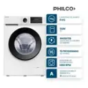 LAVARROPA PHILCO PHLFA11C3ABN 11kg 1400rpm INVERTER BLANCO FRONTAL 16P