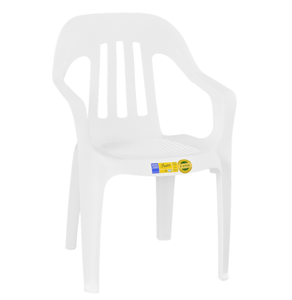 SILLON VOSS2000 FIESTA BLANCA REJILLADA RESP LISTON