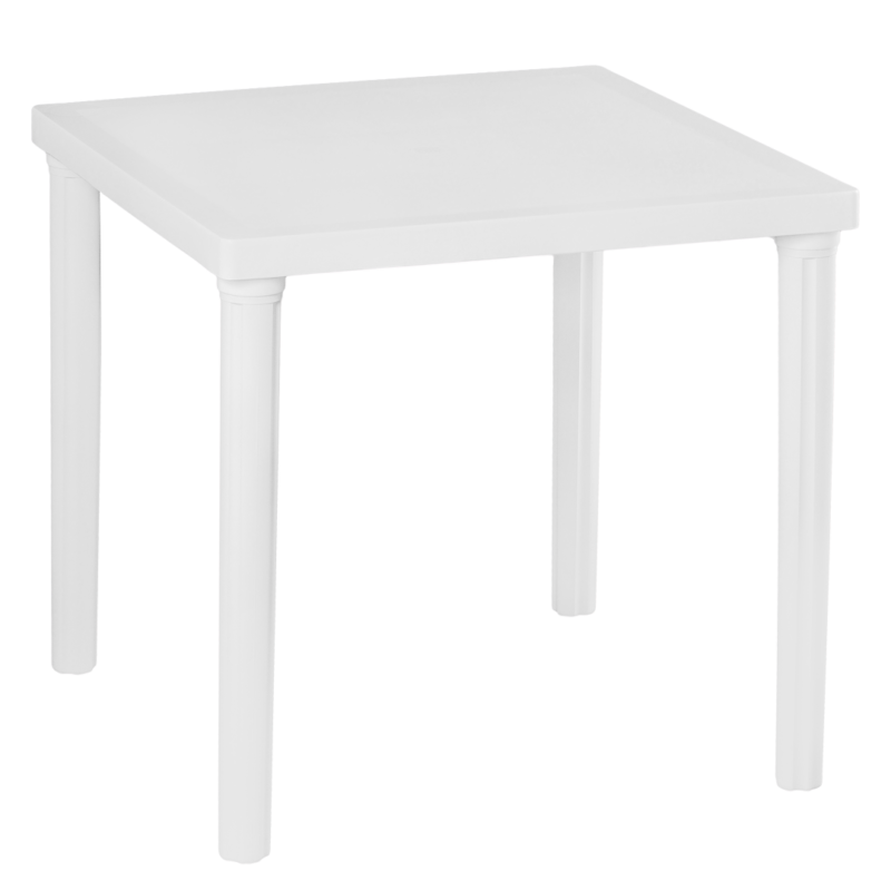 MESA VOSS2000 CUADRADA 75CM BLANCA JAMAICA