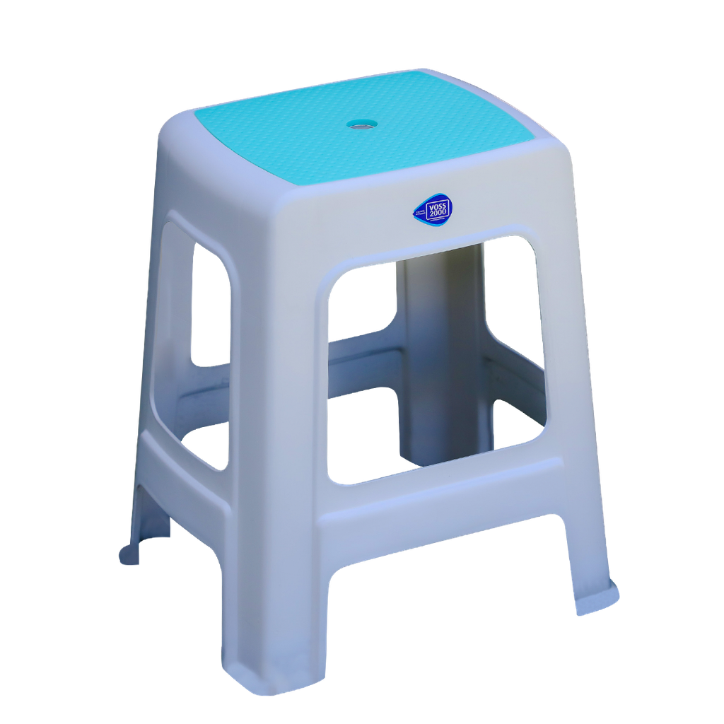 BANQUETA VOSS2000 GOLIAT BLANCO TAPA CELESTE