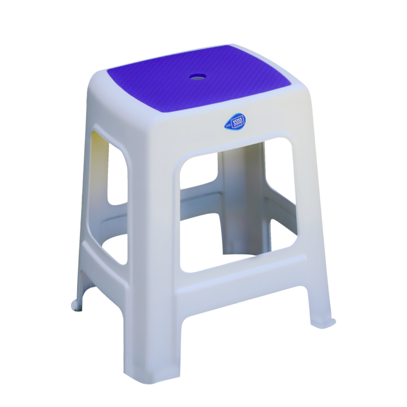 BANQUETA VOSS2000 GOLIAT BLANCO TAPA LAVANDA