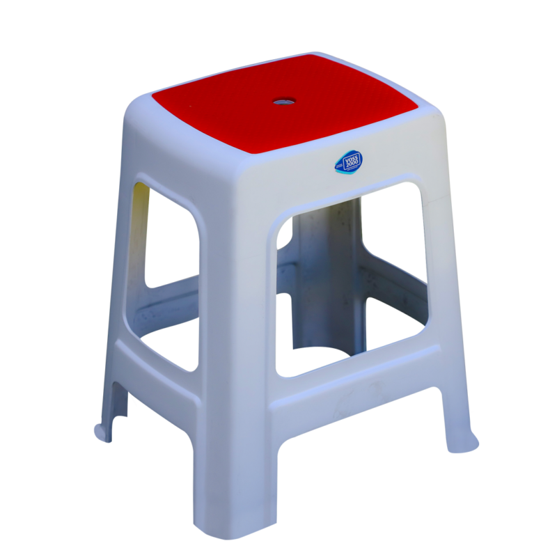 BANQUETA VOSS2000 GOLIAT BLANCO TAPA ROJO
