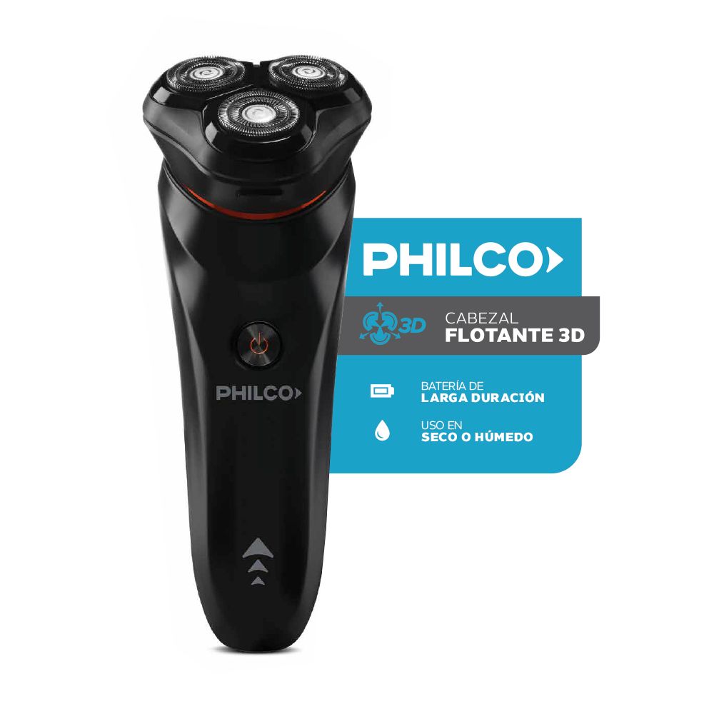 AFEITADORA PHILCO AE5105PP INALAMBRICA WET&DRY CABEZAL 360