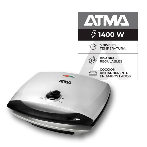 [03700057] PARRILLA GRILL ATMA PG4720E