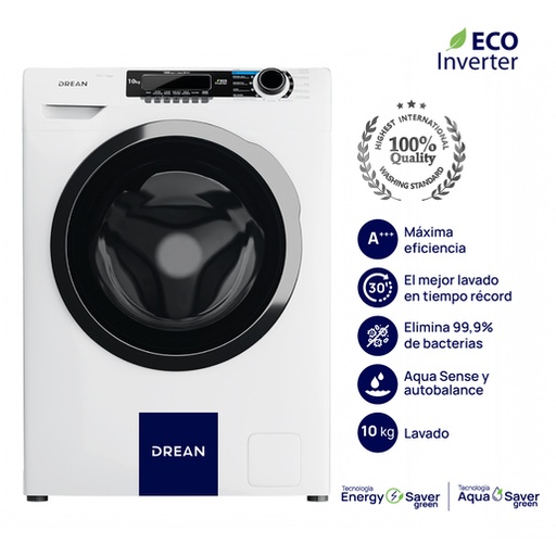 [10537426] LAVARROPA DREAN 10KG LCFDR1012SB 1200rpm Ecoinverter A+++