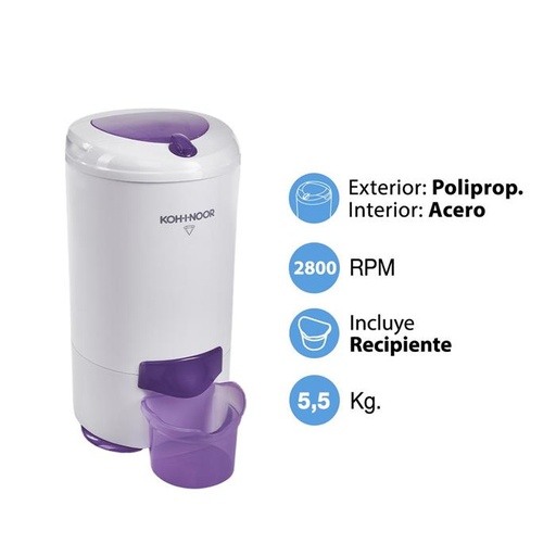 [22900671] SECARROPAS KOH-I-NOOR 5.5 C-755 VISION PROLIPROPILENO BLANCO