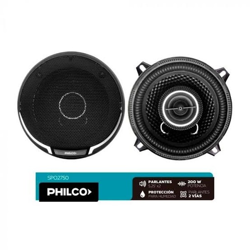 [05002750] PARLANTE PHILCO SPO2750 5.25" 16cm2  VIAS 200w