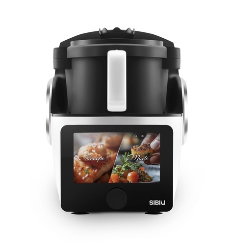 [63900048] ROBOT DE COCINA SIBIU RC10 BOWL 2lt PANTALLA TACTIL 7" 6en1 WIFI APP SIBIU
