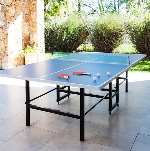 [52500002] MESA PING PONG SILCAR Medida abierta: 2,74x1,52 m. Alt 76 cm MELAMINA 30mm