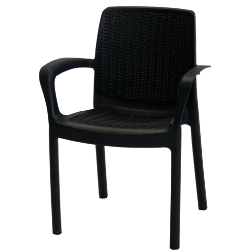 [28600034] SILLON VOSS2000 GUINEA GRAFITO SIMIL RATAN