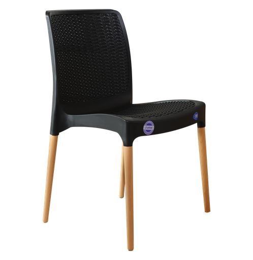 [28600044] SILLA VOSS2000 INDIA GRAFITO PATAS HAYA POLIPROPILENO 45x54.5x83 UV 135kg