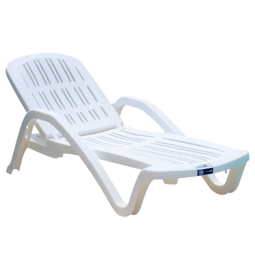 [28600045] REPOSERA MIAMI VOSS200 BLANCA Ancho: 72cm Alto: 44cm Largo: 192cm