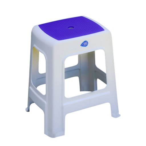[28600054] BANQUETA VOSS2000 GOLIAT BLANCO TAPA LAVANDA