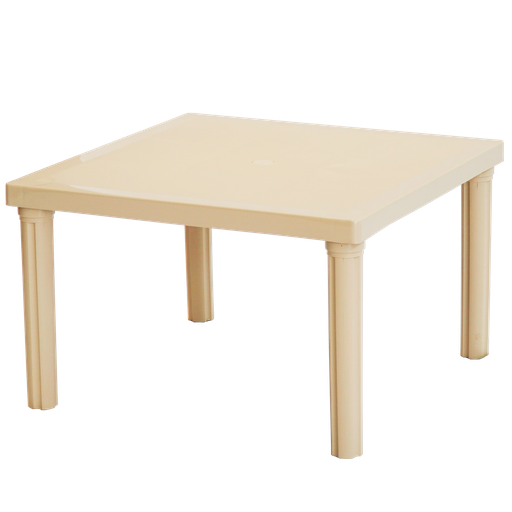 [28600071] MESA VOSS2000 BARI BEIGE PASTEL 75x75cm INFANTIL PATA CORTA